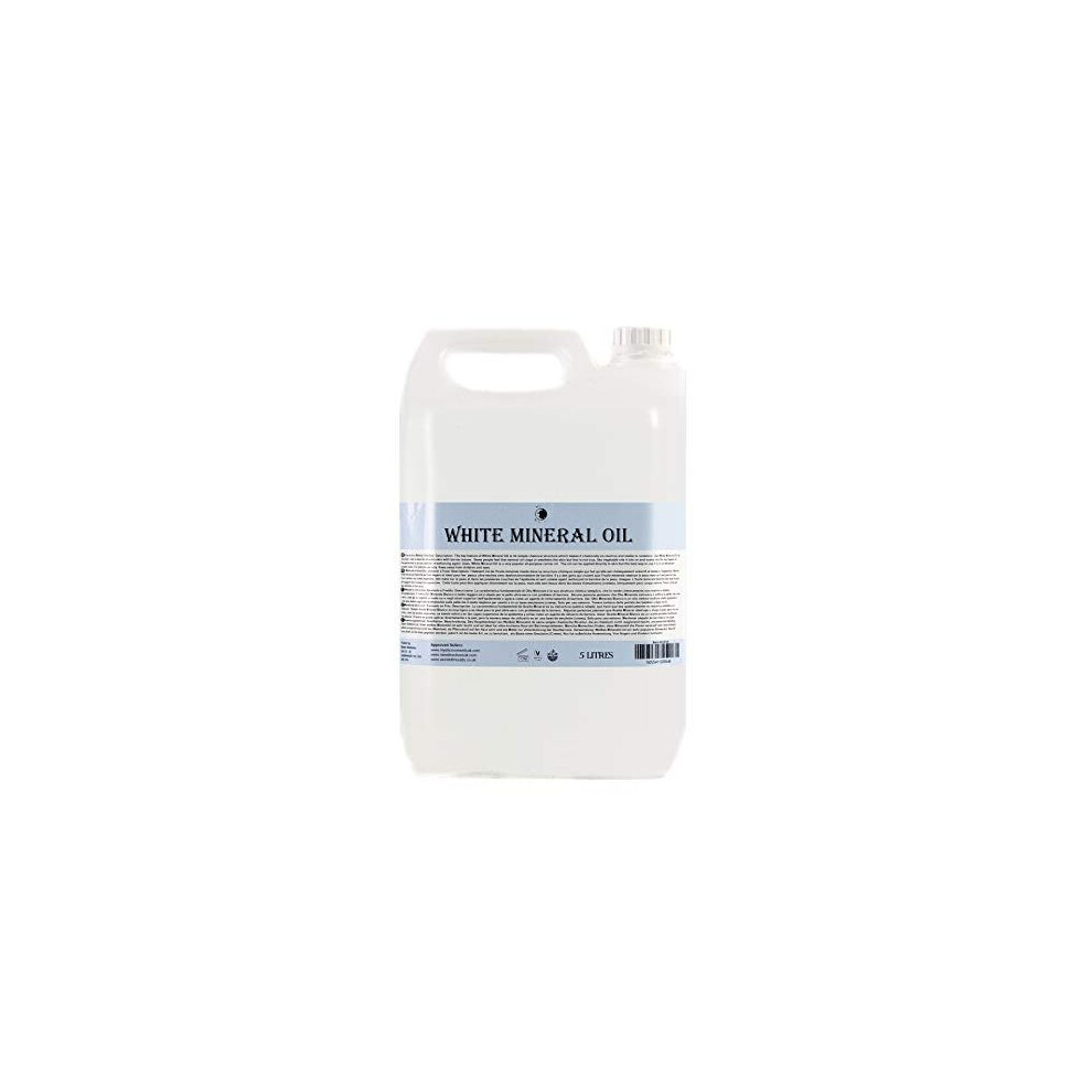 Mystic-Moments Mystic Moments | White Mineral Oil Carrier Oil - 5 Litres - 100% Pure