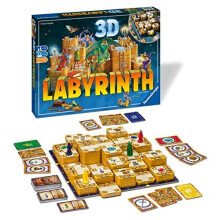 Ravensburger 3D Labyrint Familjespel | Lättlärd Pusselspel | Engagerande Hjärngympa för Barn & Vuxna
