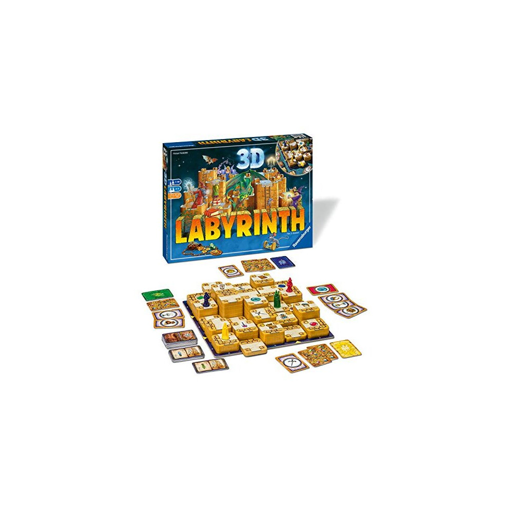 Ravensburger 26831 3D Labyrinth-The Moving Maze Family Board Game for Kids Age 7 Years and up