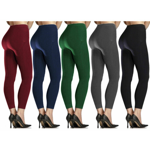Women Thermal Leggings Thick Winter Fleece Lined Warm High Waist Plus Size  on OnBuy