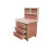 (3ft, With Back Panel) Wooden Workbench Tool Cabinet - Eucalyptus Top Industrial Storage Work Table 5