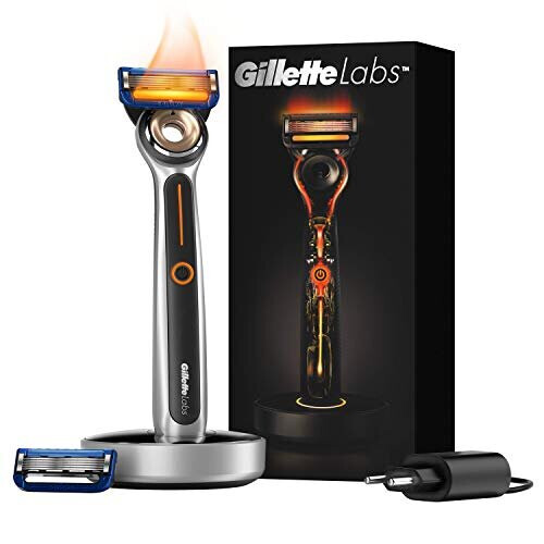 Gillette Gillette Labs Heated Razor For Men Starter Kit + 1 Blade, Gift Set Ideas for Him/Dad