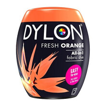 DYLON Washing Machine Fabric Dye Pod for Clothes & Soft Furnishings, 350g – Fresh Orange