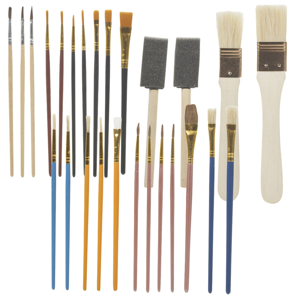 25 Pcs Artist Paintbrush Set