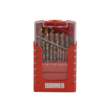 Dormer A095 Comp HSS TiN Drill Set of 19 1.0-10 x 0.5mm DORA095COMP