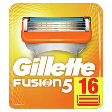 Cuchillas de afeitar Gillette Fusion5 para hombre, paquete de 16 cuchillas de recambio (aptas para buzón)
