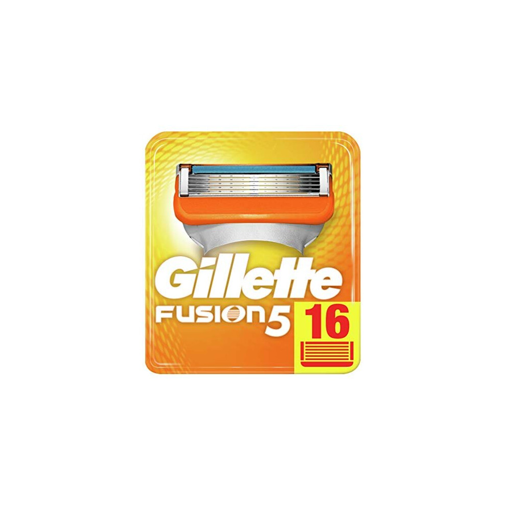 Gillette Fusion5 Razor Blades for Men, Pack of 16 Refill Blades (Suitable for Mailbox)