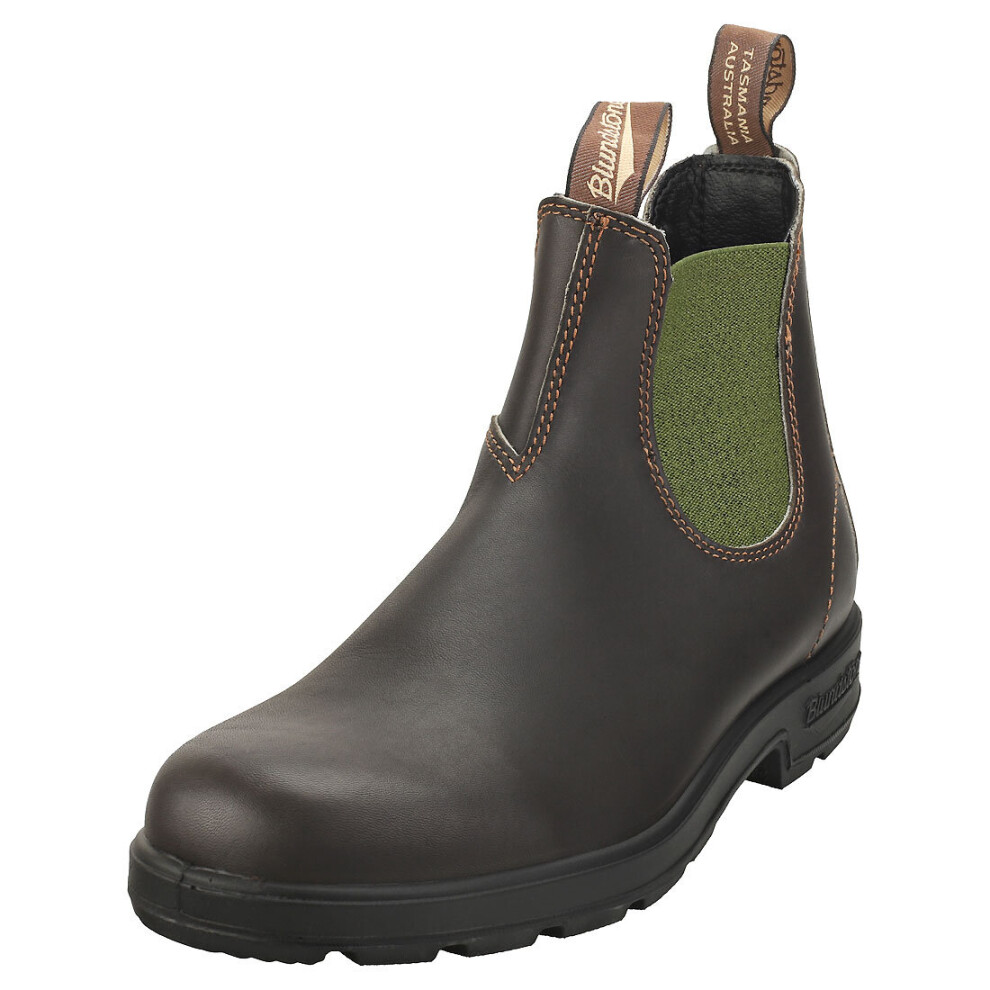 (8) Blundstone 519 Mens Chelsea Boots in Brown Olive