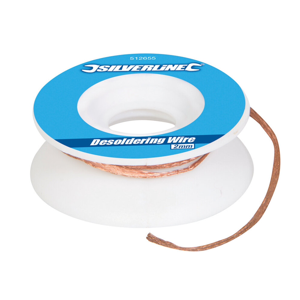 Silverline Electricians Desoldering Wire 2mm ( UK )