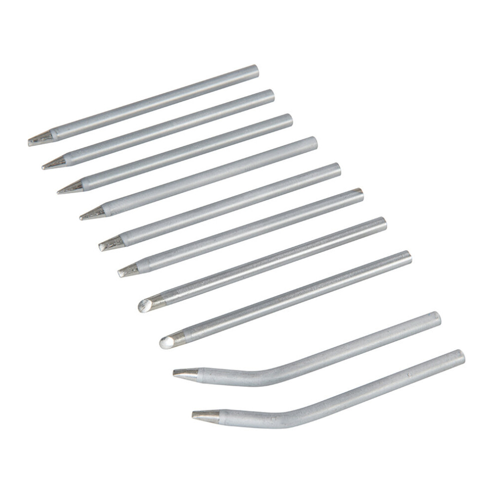 Silverline Electricians Soldering Iron Tips Set Of 10 15&25W ( UK )