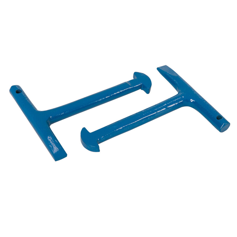 Silverline Manhole Opening Keys Plumber Drain Plate Lifting Tool 125mm Pack Of 2 ( UK )
