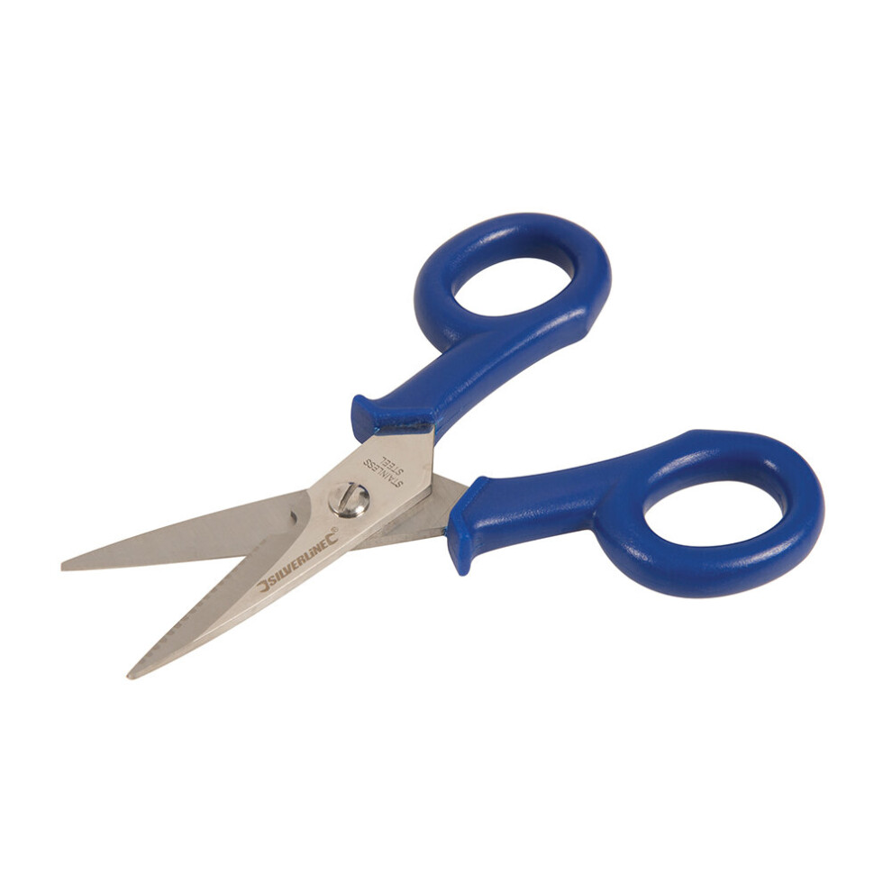 Silverline Electricians Scissors  ( 140mm ) ( UK )