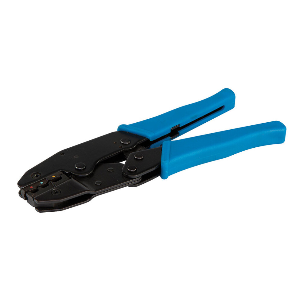 Silverline Heavy Duty Crimp Pliers Ratchet Electricians Crimping Tool 215mm ( UK )