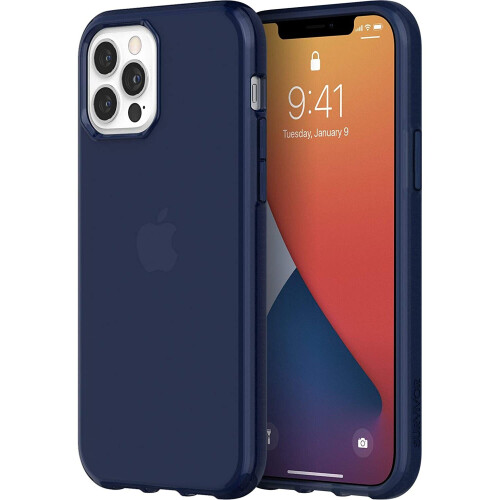 Griffin (iPhone 12 Pro Max, Navy Blue) Griffin Survivor Clear Case for iPhone 12 Series