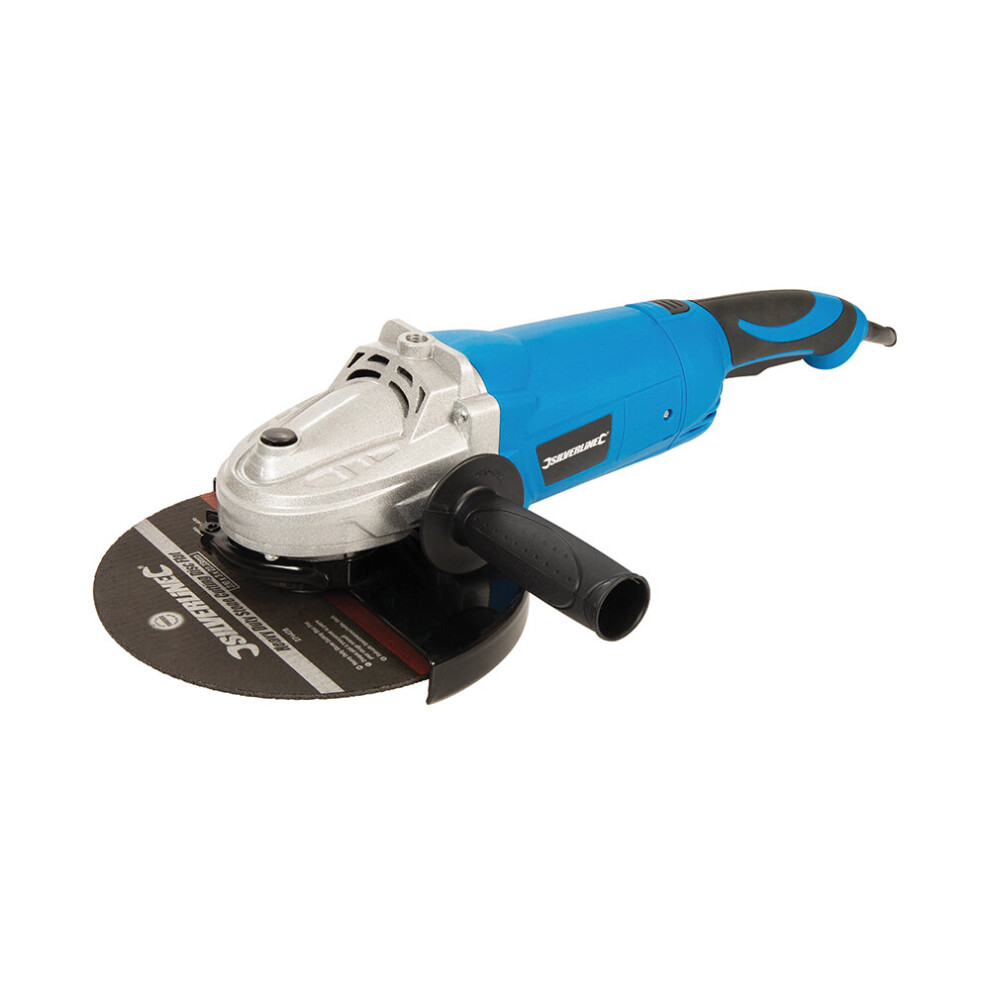 Angle Grinder 230mm Heavy Duty 2400W 180 Degree Handle Silverline ( UK )