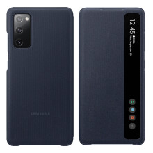 Case for Samsung Galaxy S20 FE Clear View Touch Window Original - dark blue
