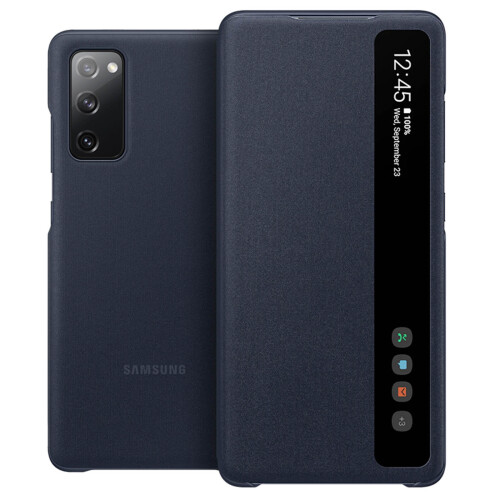 Case for Samsung Galaxy S20 FE Clear View Touch Window Original - dark blue 1