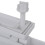 VidaXL vidaXL Soft-close Toilet Seat Square White Bathroom Furniture Accessories Lid 3