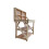 (4ft, Standard Legs) Wooden Workbench Double Shelf and Back Panel 18mm Eucalyptus Hardwood Table 2