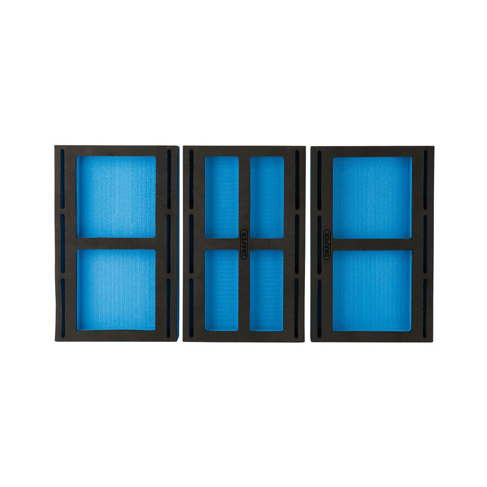 Draper 1/4 Drawer Eva Insert Infill Tray (3 Piece)