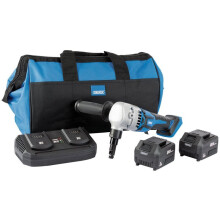 D20 20V Brushless Nibbler Kit c/w 2 x 3Ah batteries