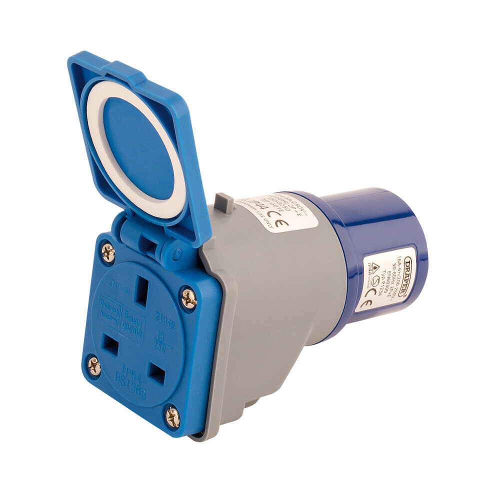 230V Adaptor (16A Plug to 13A Socket)