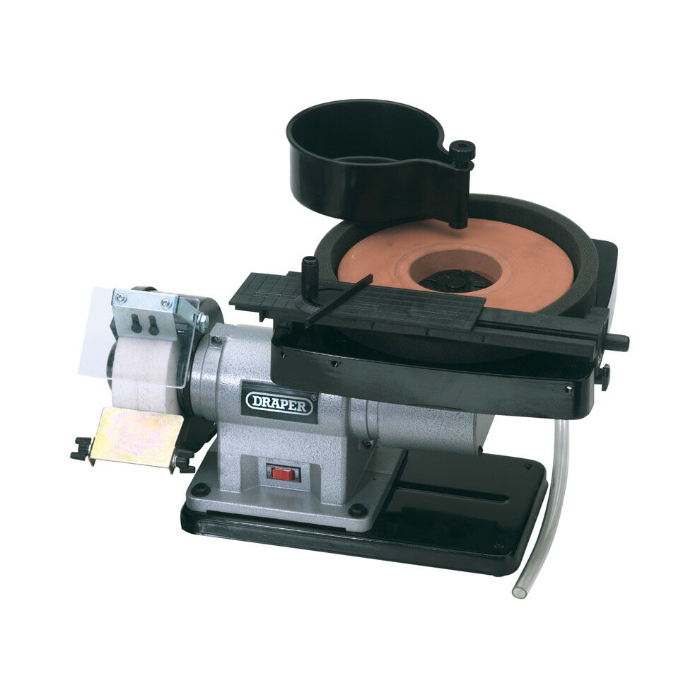 Draper 31235 Wet and Dry Bench Grinder (350W)