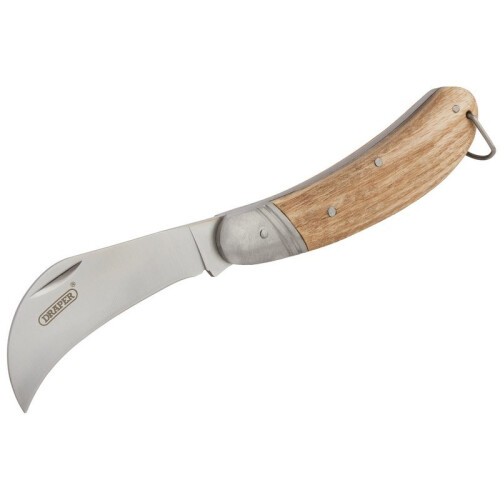 Draper Budding Knife with Oak Handle