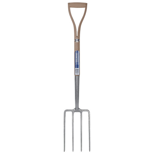 VidaXL Carbon Steel Garden Fork with Ash Handle