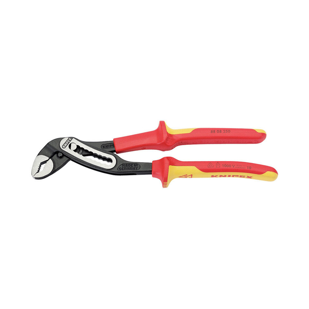 Knipex 88 08 250UKSBE VDE Fully Insulated Alligator® Waterpump Pliers (250mm)