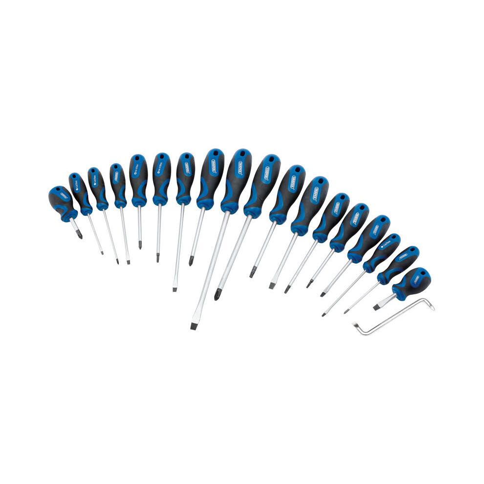 Vidaxl Blue Draper Tools Piece Screwdriver Set Pack Garage Hand Tools Kit 09548 Size 19