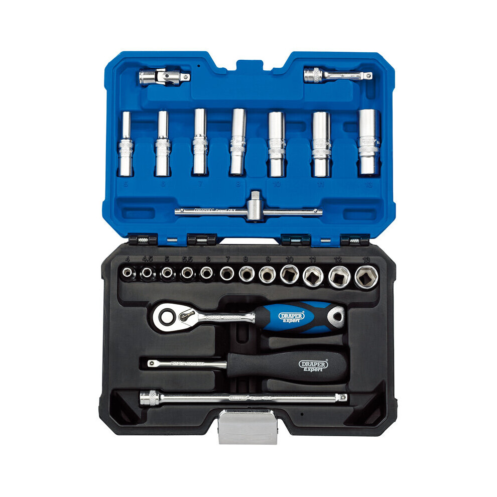 1/4" Sq. Dr. Metric Socket Set (25 Piece)