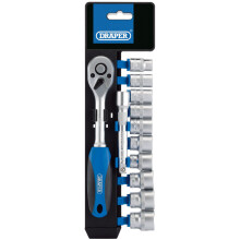 3/8&quot; Sq. Dr. Metric Socket and Ratchet Set (12 Piece)