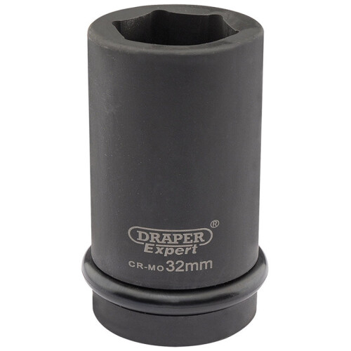 Draper Expert 32mm 1" Square Drive Hi-Torq® 6 Point Deep Impact Socket