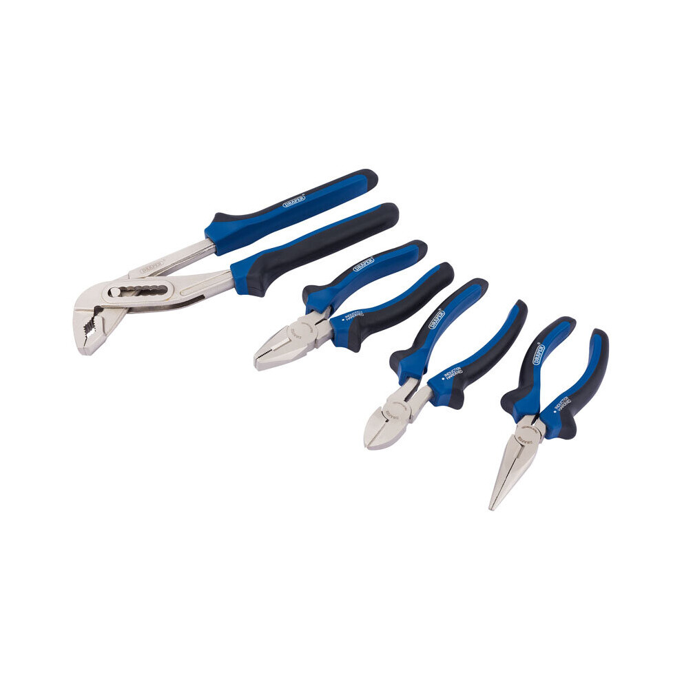 Soft Grip Pliers Set (4 Piece)