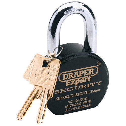 VidaXL 63mm Heavy Duty Stainless Steel Padlock and 2 Keys