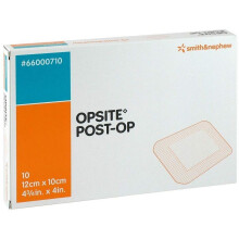 Opsite Post-Op Dressing with Pad, 10cm x 12cm, Pack of 10