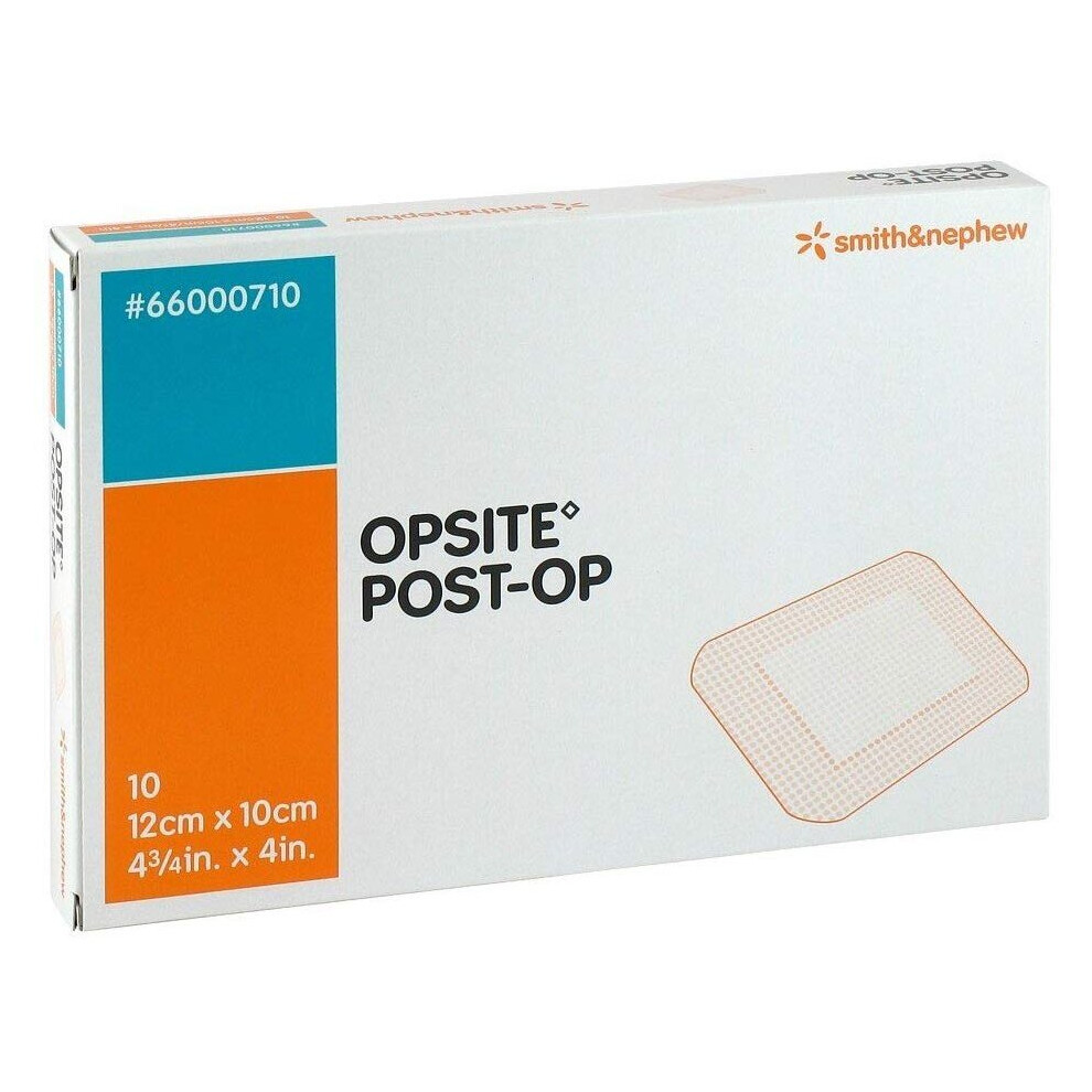 Opsite Post-Op Dressing with Pad, 10cm x 12cm, Pack of 10