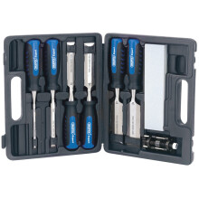 Draper Tools Eight Piece Wood Chisel Set Carpenter Sharpening Bevel Tool 88605