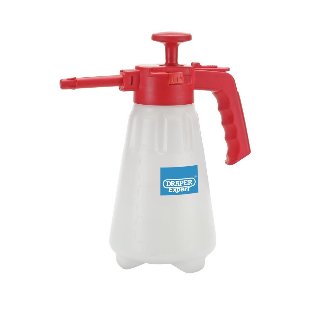 Draper Tools Expert Pump Sprayer Handheld Bottle Fluid Waterer 2.5 L Red 82459