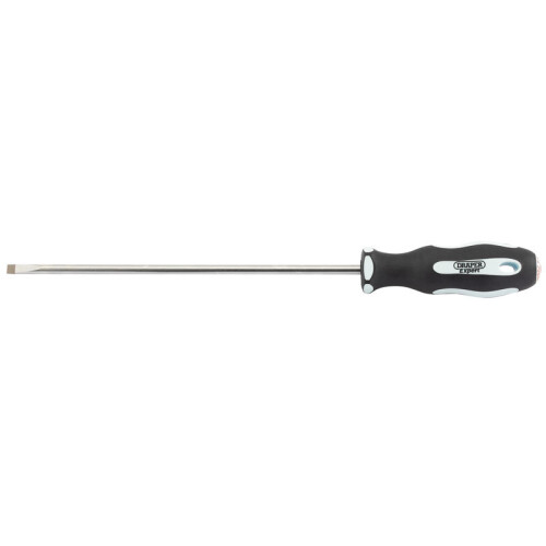 Draper Plain Slot 5.5 x 200mm Soft Grip Parallel Tip Screwdrivers