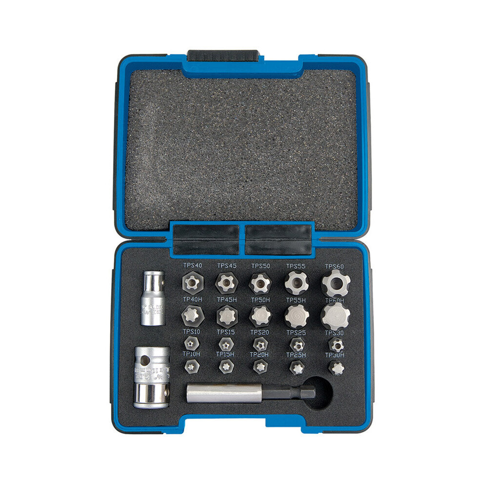 1/4, 3/8" Sq. Dr. Draper TX-STAR® Plus Bit Set (23 Piece)