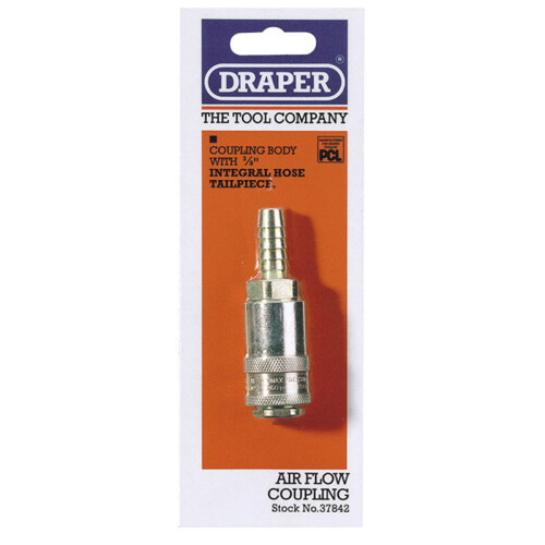 Draper 3/8" Thread PCL Coupling with Tailpiece