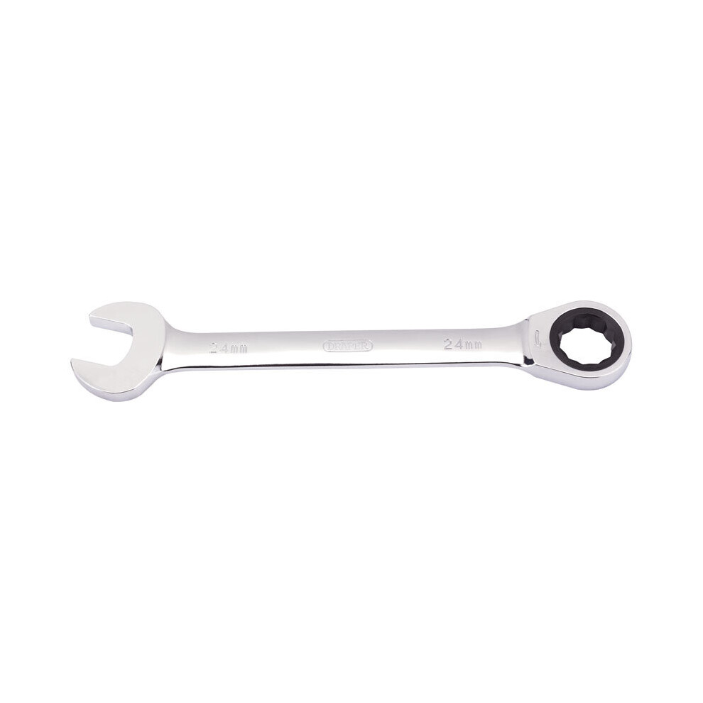 Draper 24Mm Metric Ratcheting Combination Spanner
