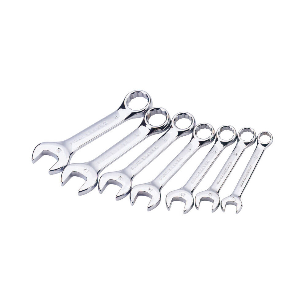 Hi-Torq® Metric Stubby Combination Spanner Set (7 Piece)