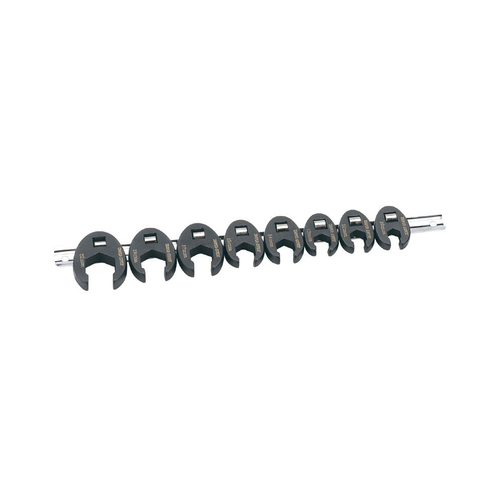 3/8" Sq. Dr. Crow Foot Spanner Set (8 Piece)