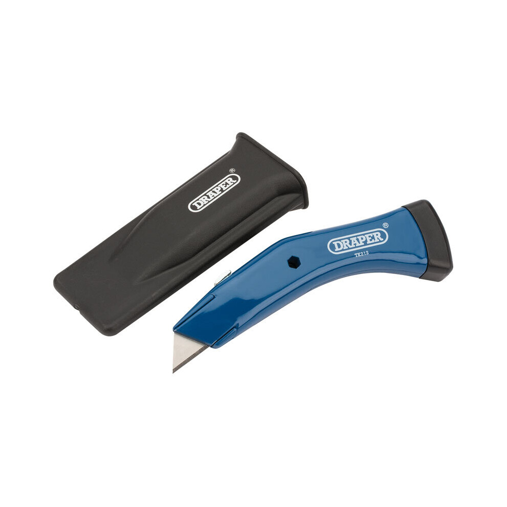 Draper Heavy Duty Retractable Trimming Knife With Quick Change Blade Facility