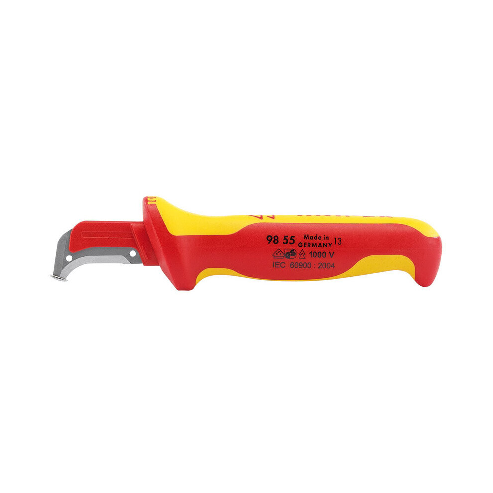 Knipex 98 55 155mm Fully Insulated Cable Dismantling Knife