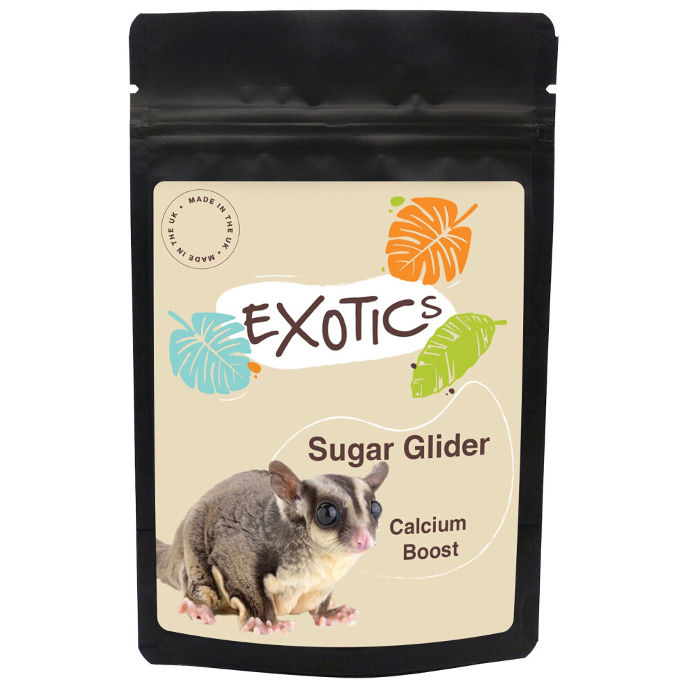 (100g) Exotics Sugar Glider Calcium Boost 100g