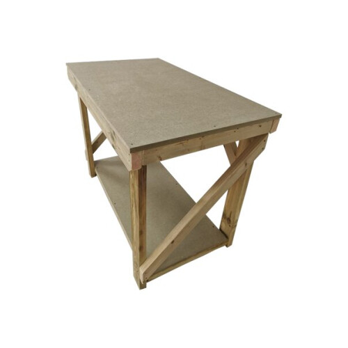 (6ft, Standard Legs) Wooden Workbench 18mm uniMDF Moisture Resistant Top 1